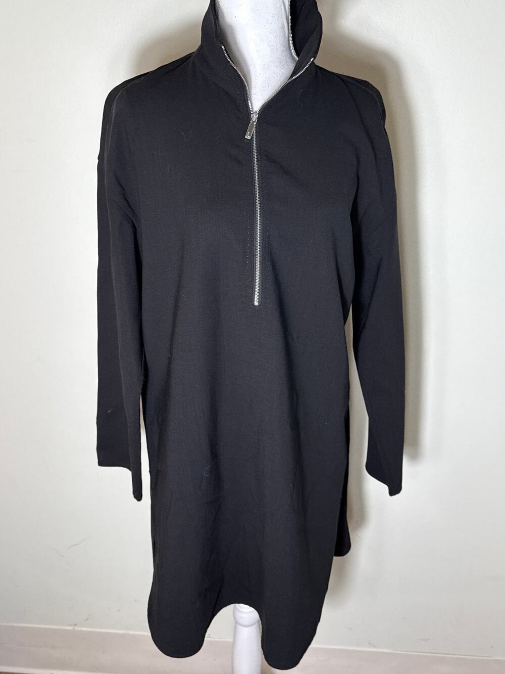Lafayette 148 Black Shift Dress Sz M